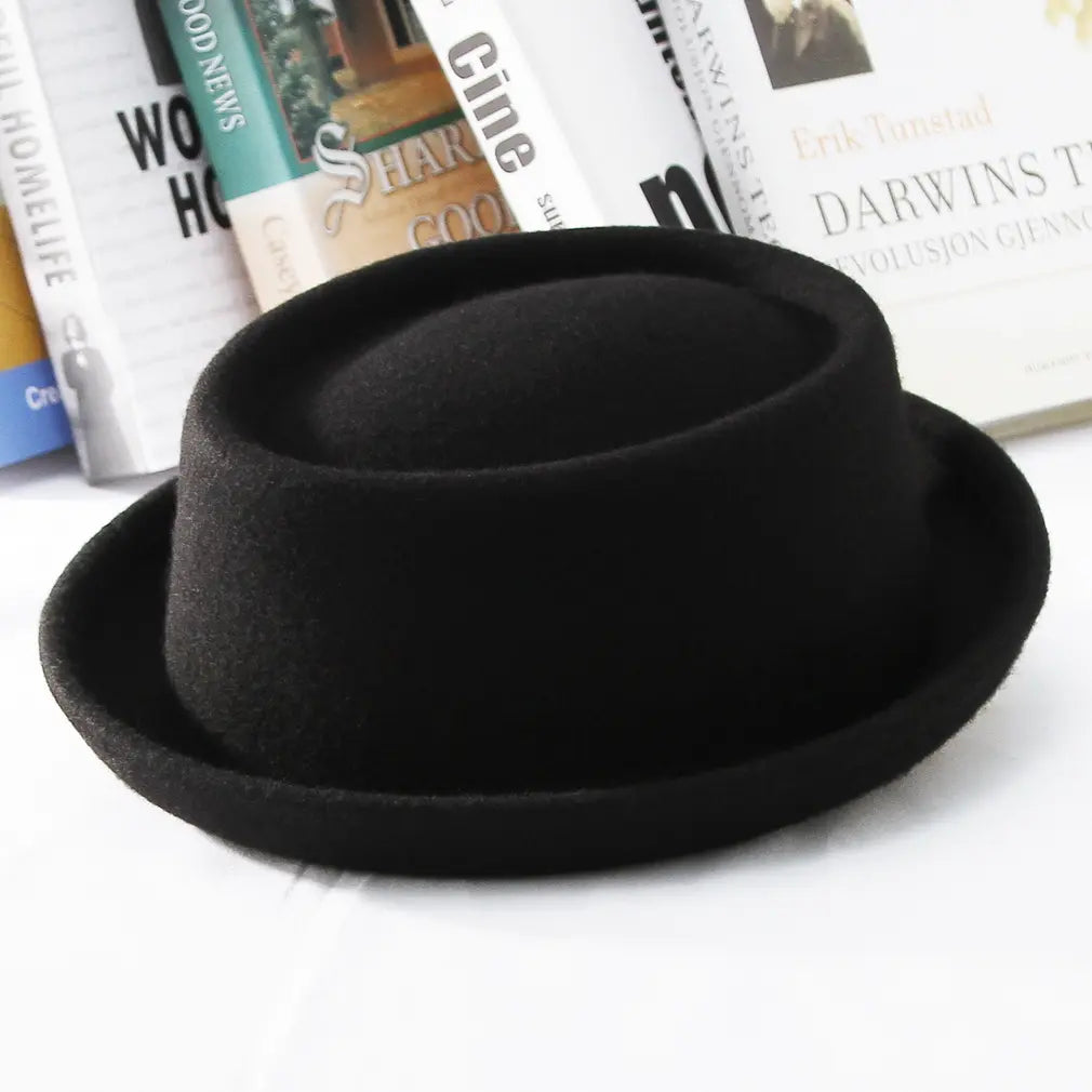 SecretBombe chapeau noir élégant automne hiver femme