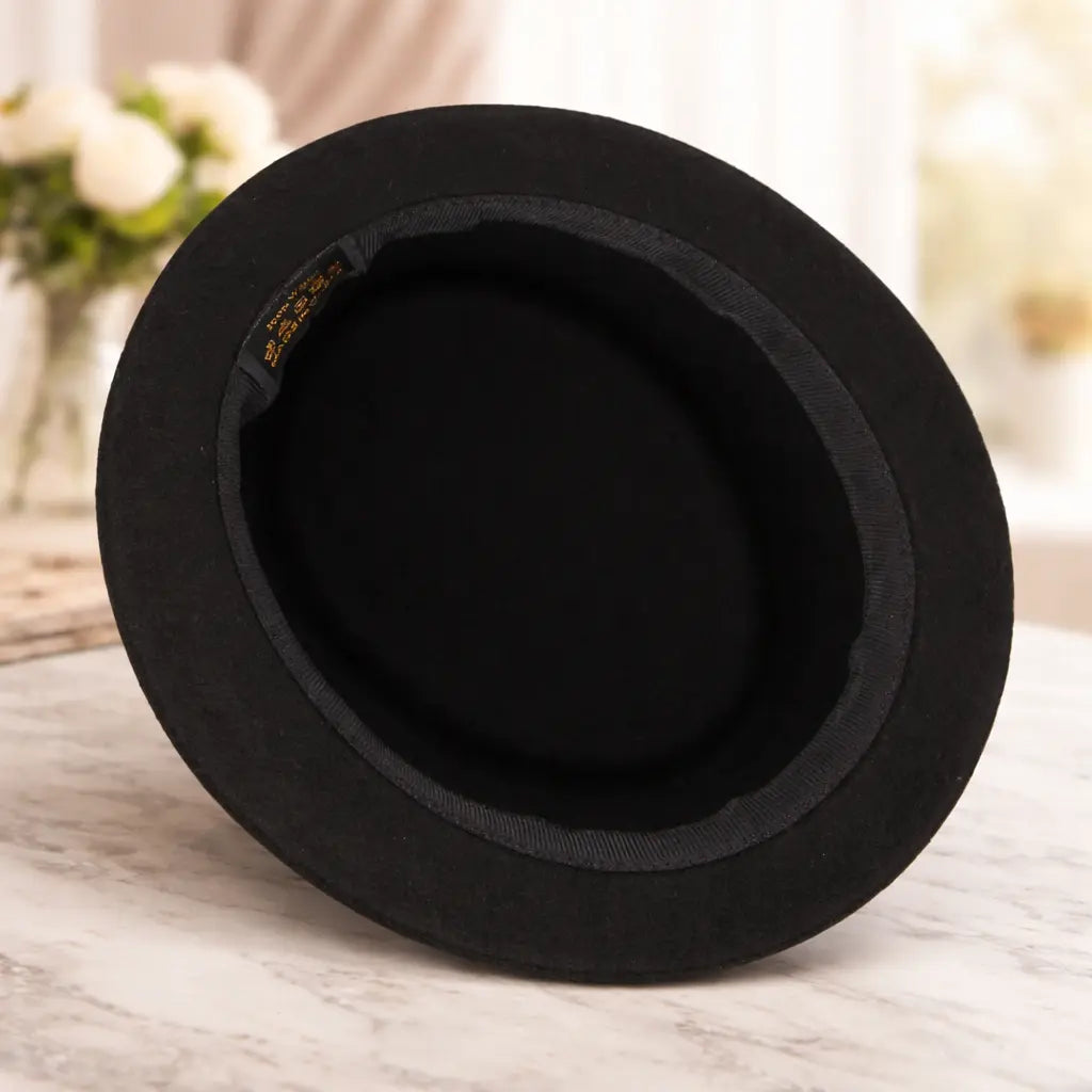 SecretBombe chapeau rétro noir mode femme tendance