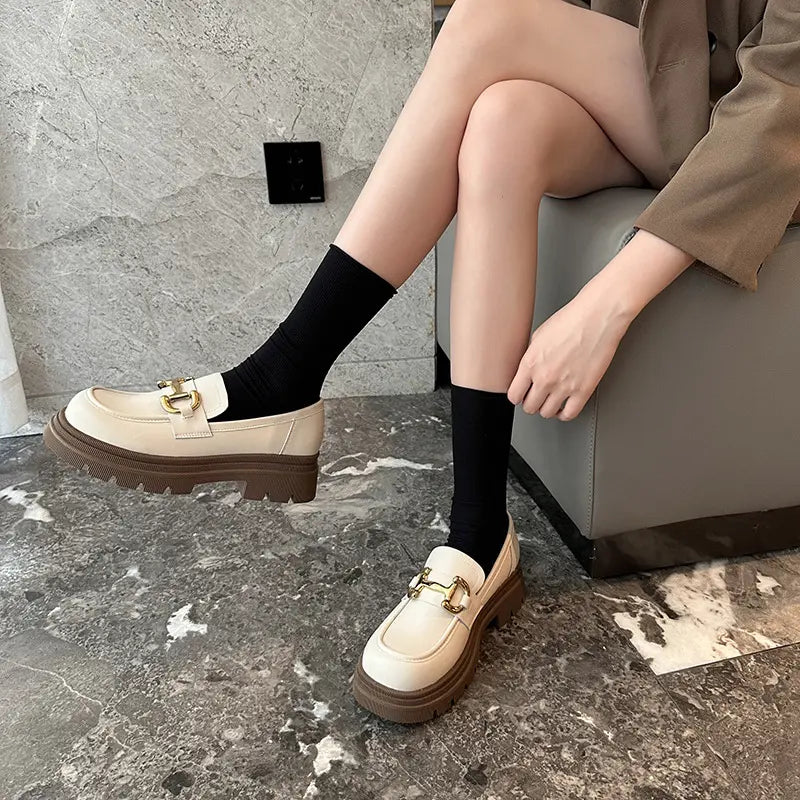 Mocassins casual chic femme noirs SecretBombe