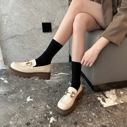 Mocassins casual chic femme noirs SecretBombe