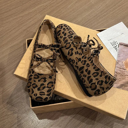  Chaussures plates léopard à bout carré pour femme – SecretBombe