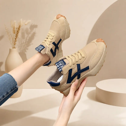 Sneakers femme look casual chic couleur vert sauge SecretBombe