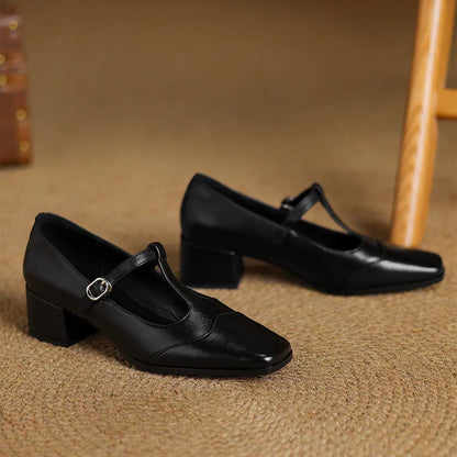 Escarpins talon épais confort femme
