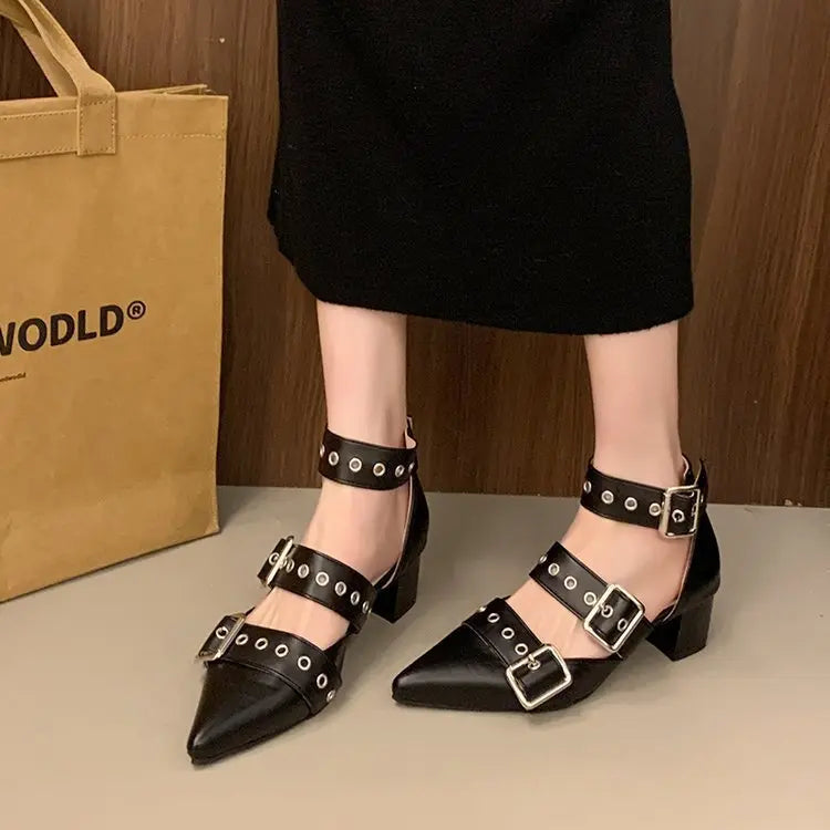 escarpins femme style punk chic tendance