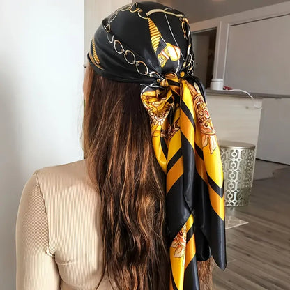 Foulard SecretBombe femme imprimé fleurs accessoire mode chic