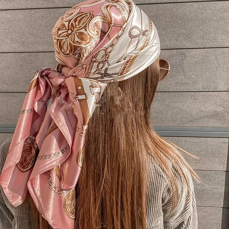 Foulard SecretBombe femme imprimé fleurs accessoire mode chic
