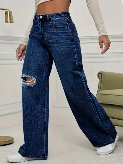 Jean femme coupe droite confortable pour le quotidien SecretBombe