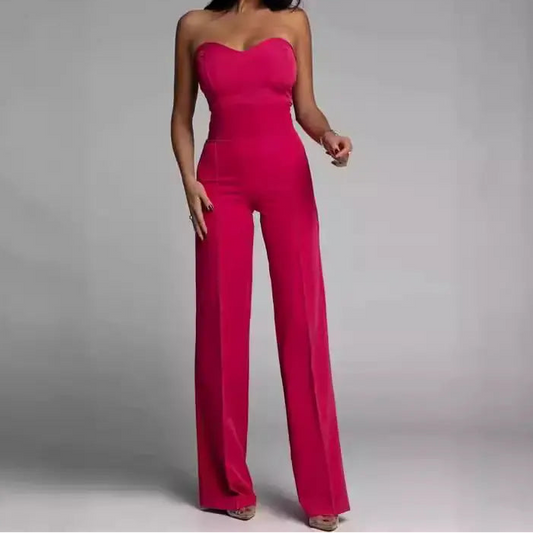 Jumpsuit noir chic femme silhouette élancée SecretBombe