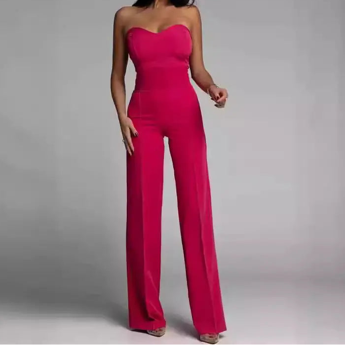 Jumpsuit noir chic femme silhouette élancée SecretBombe