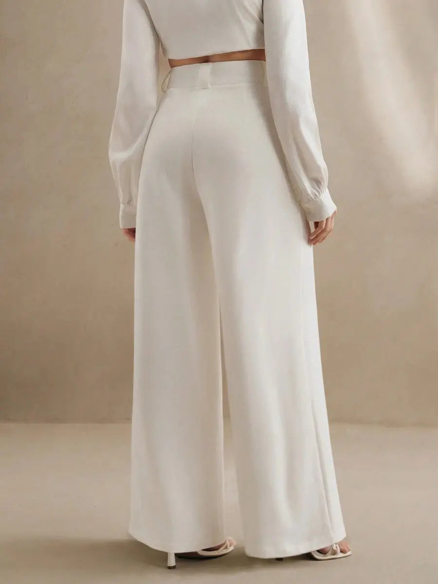 look minimaliste femme pantalon large SecretBombe