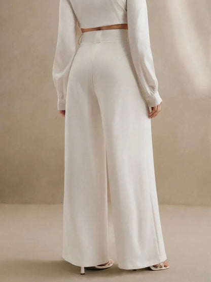 look minimaliste femme pantalon large SecretBombe