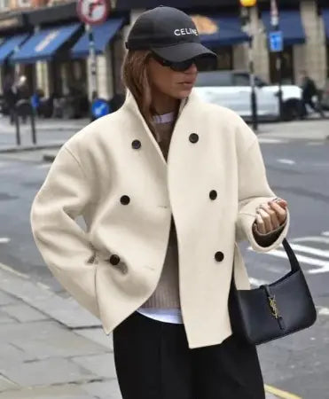 SecretBombe manteau femme  détail matière coton