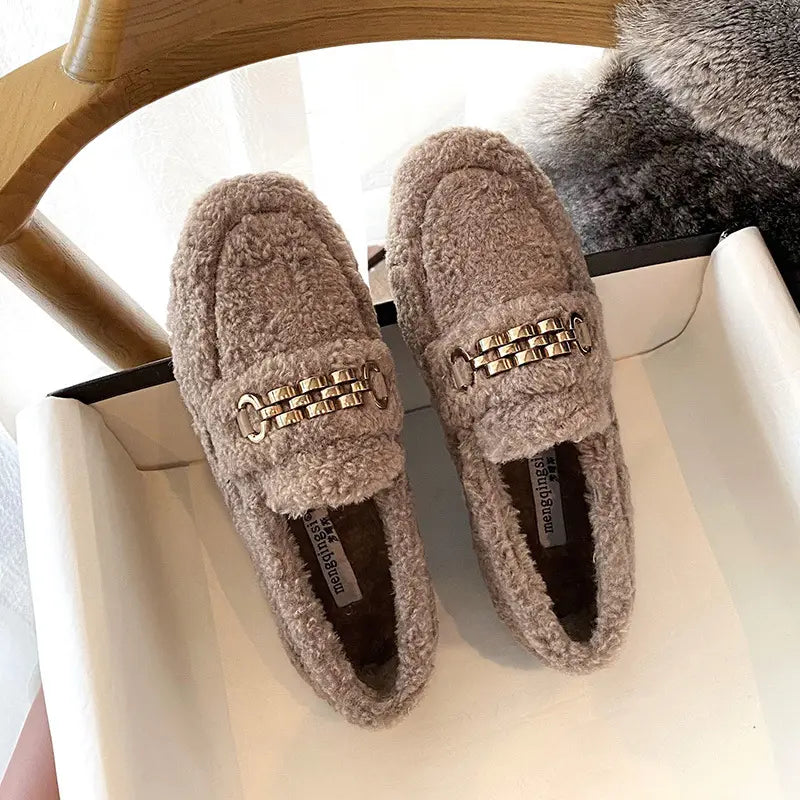 Chaussures hiver femme élégantes et fourrées SecretBombe