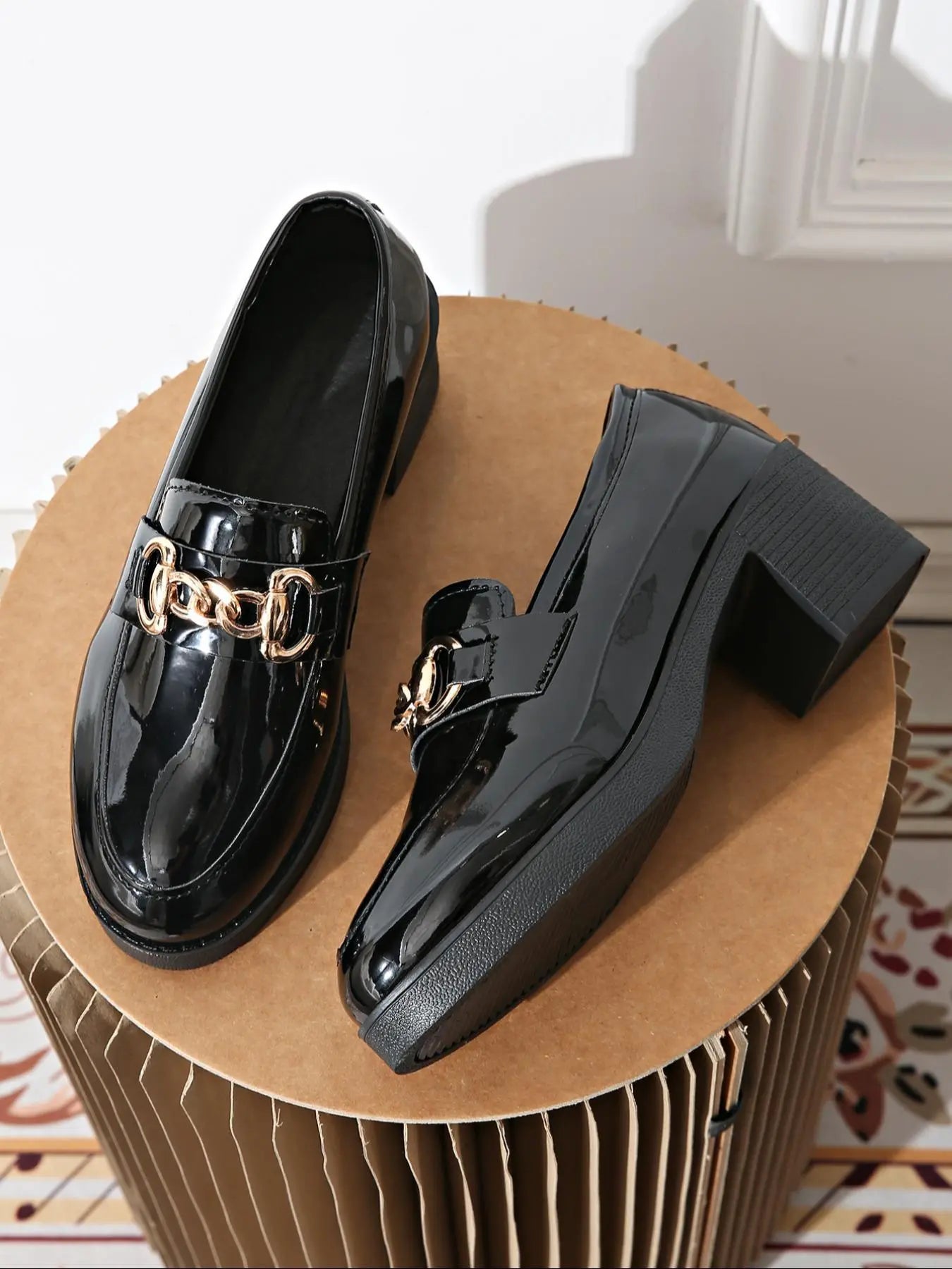 Mocassins tendance femme rose brillant SecretBombe look féminin