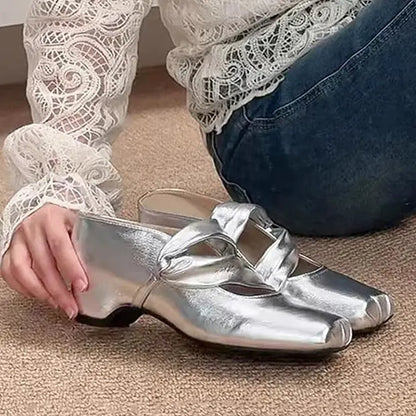 Chaussures femme argentées élégantes idéales pour cérémonie ou soirée - SecretBombe