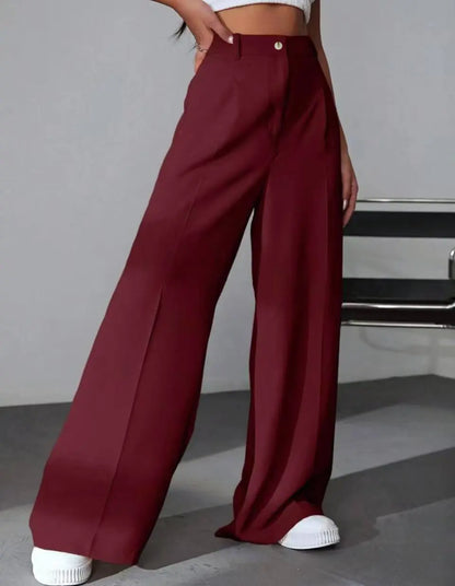 Pantalon droit taille haute kaki femme SecretBombe pour allure moderne