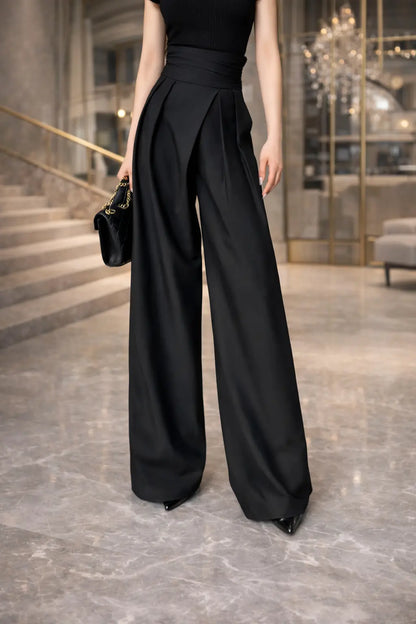 look chic femme pantalon noir SecretBombe