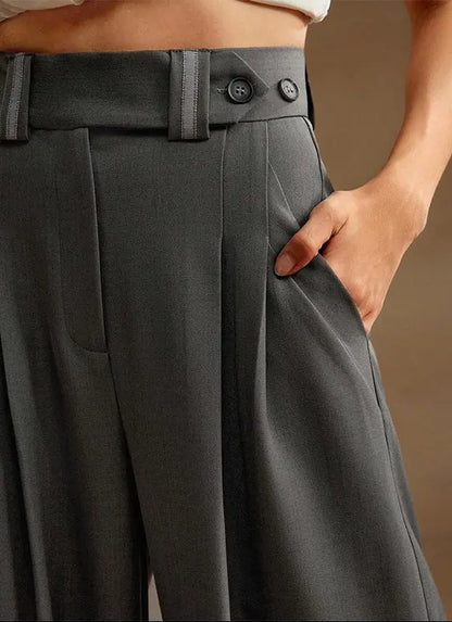 : pantalon femme coupe droite large SecretBombe