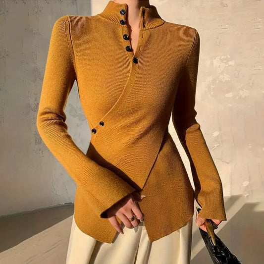 Le Pull Femme Élégant Cache-Cœur – Chic & Silhouette Sublimée