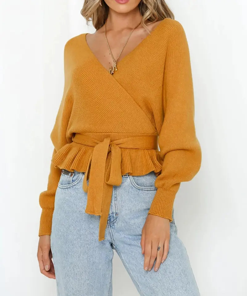 Pull cache-cœur femme slim fit tendance SecretBombe