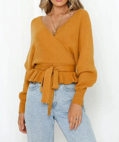 Pull cache-cœur femme slim fit tendance SecretBombe