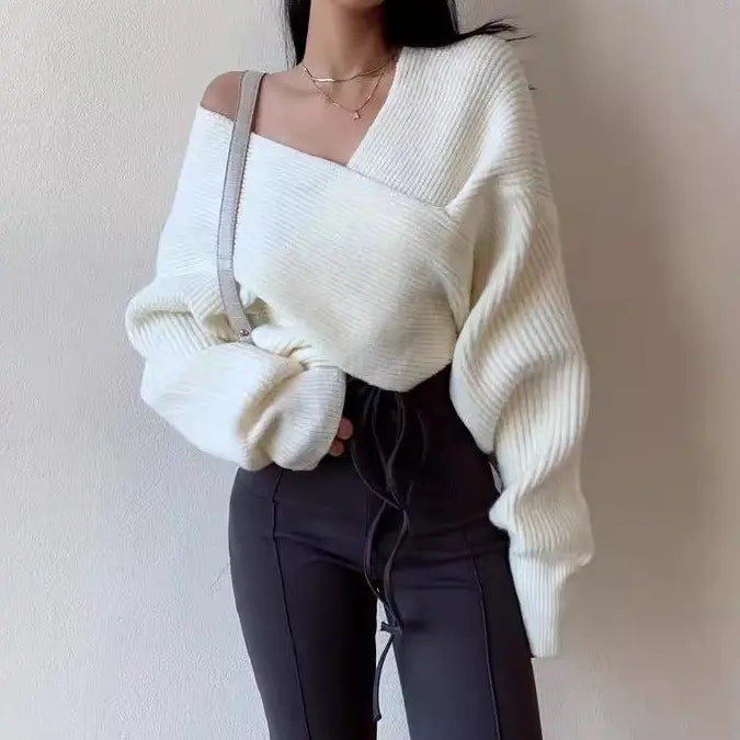Pull femme look urbain européen chic manches longues SecretBombe