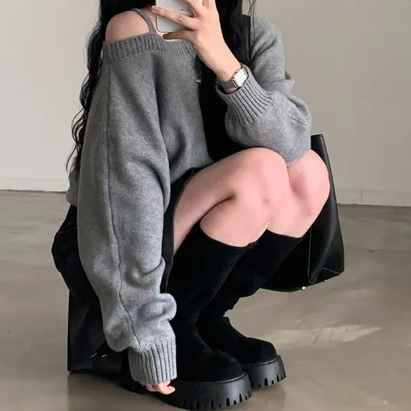 Pull femme style européen décontracté chic SecretBombe