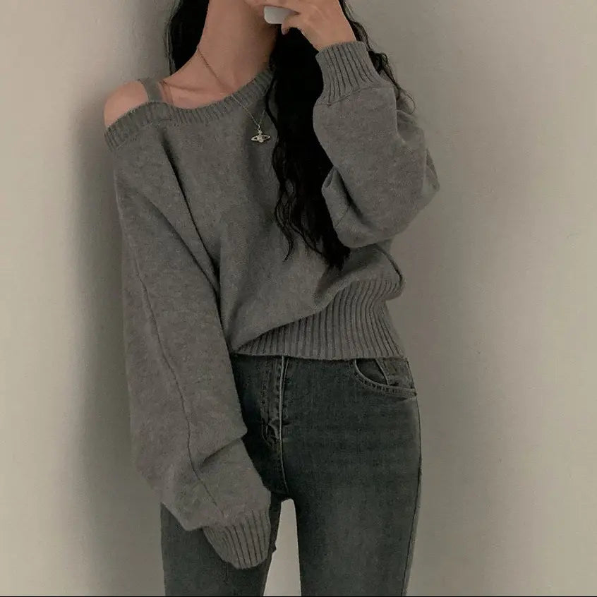 Pull femme maille douce coupe ample confortable SecretBombe