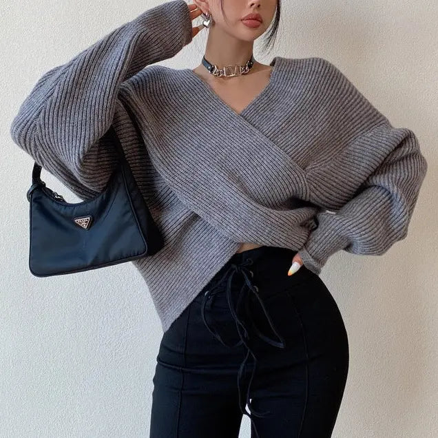 Pull femme style européen et américain street chic SecretBombe