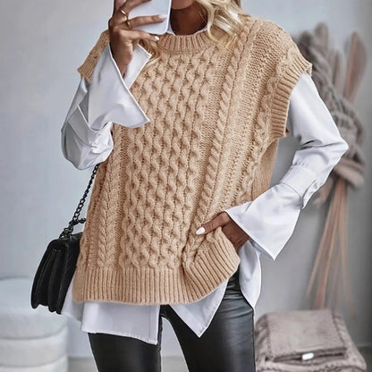 Pull femme sans manches à porter en superposition SecretBombe