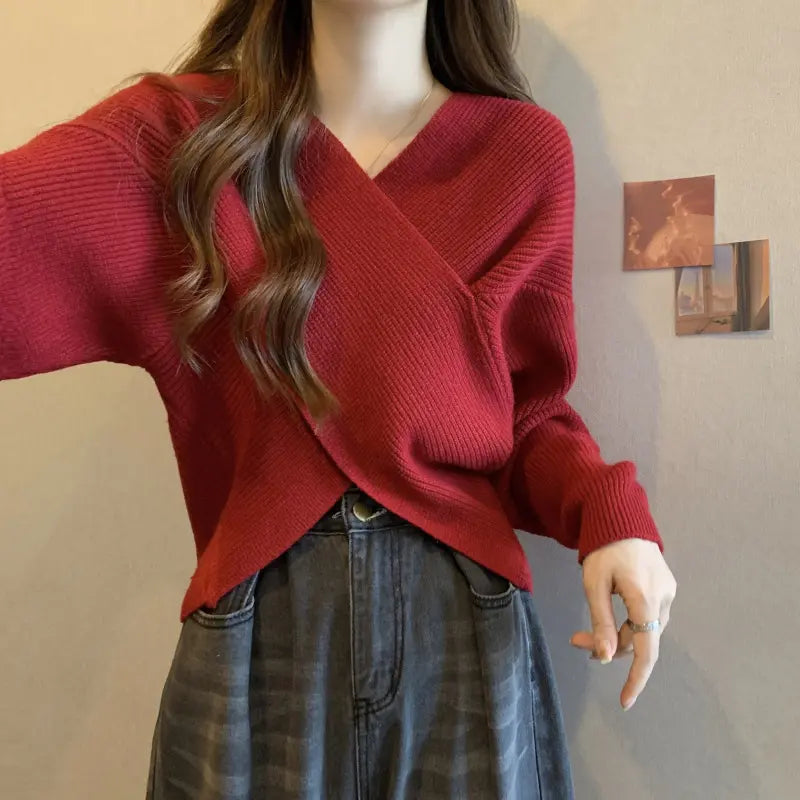 Pull mode femme tendance épaules dénudées coupe oversize SecretBombe