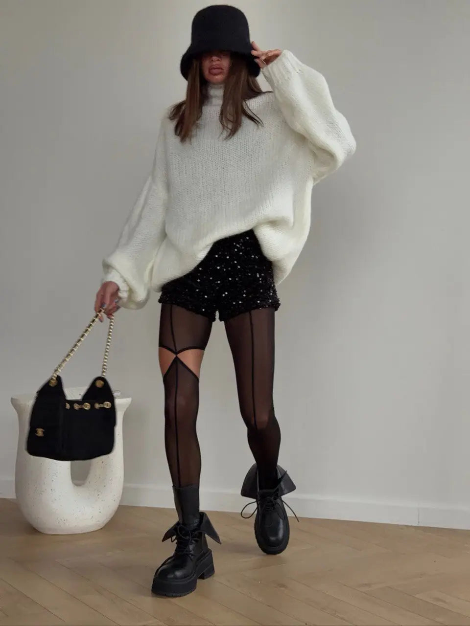 Pull femme mode tendance oversize élégant style européen SecretBombe