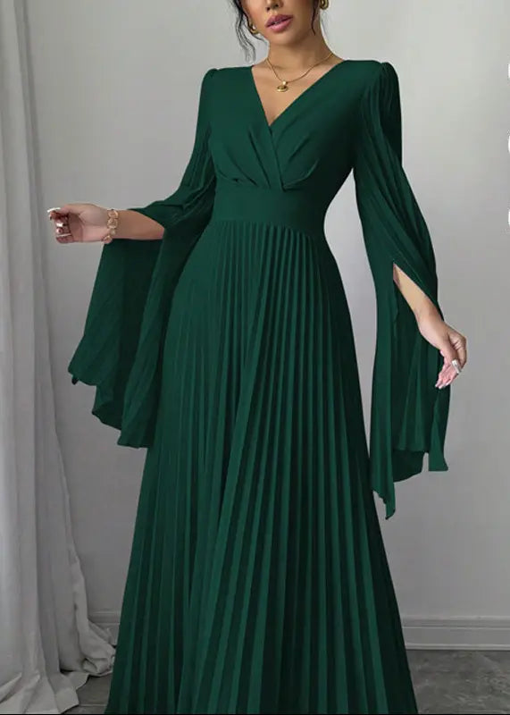 Robe longue chic noire femme élégante – secretbombe