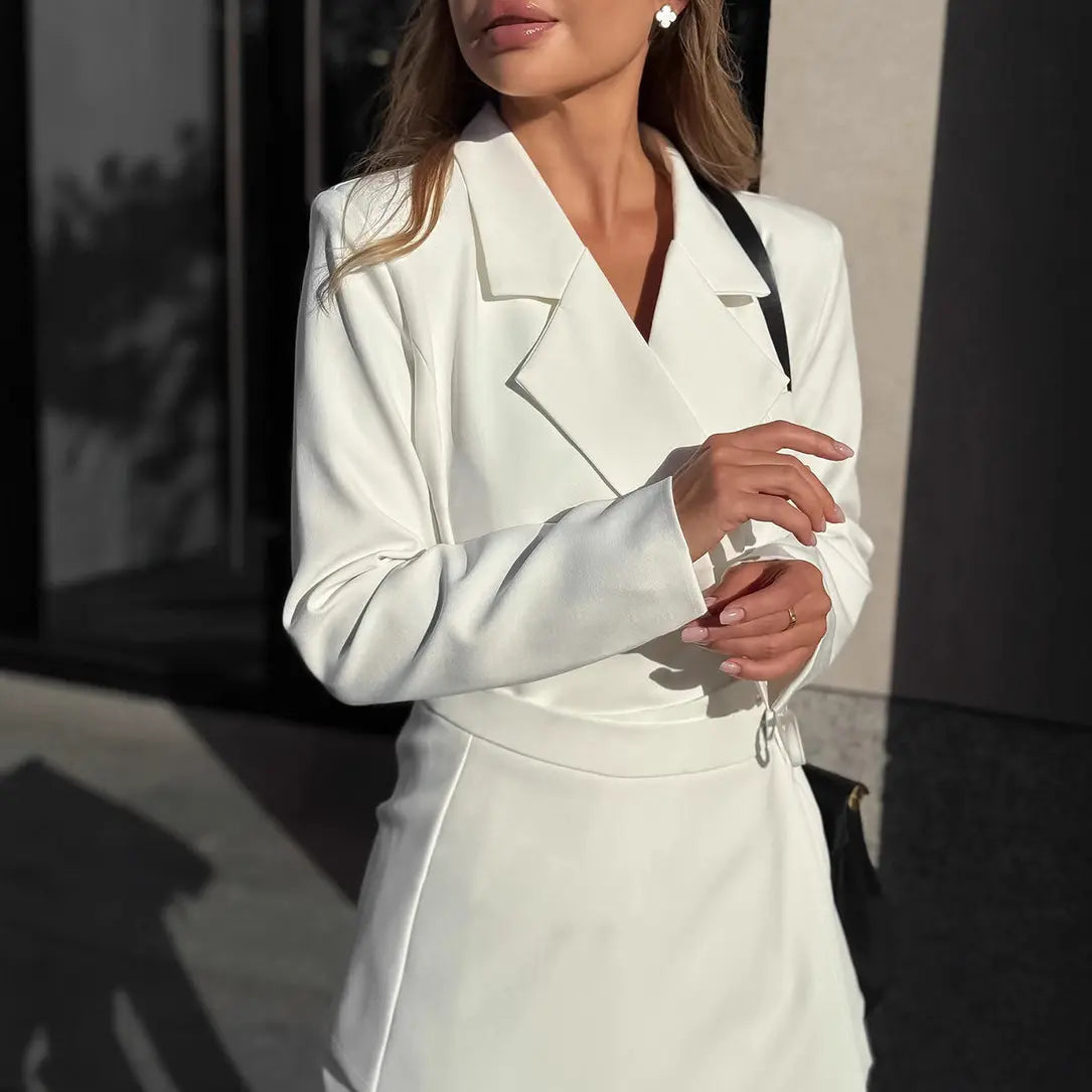 Robe courte en polyester facile à entretenir – Style commuting – SecretBombe