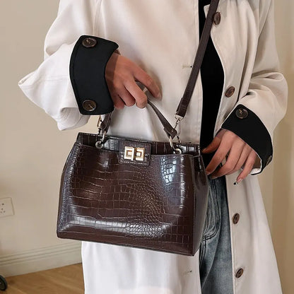 SecretBombe sac à main marron élégant et tendance