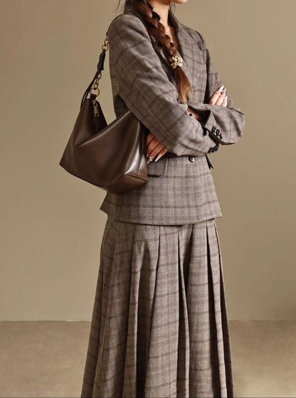 SecretBombe sac bandoulière femme marron chocolat effet cuir chic