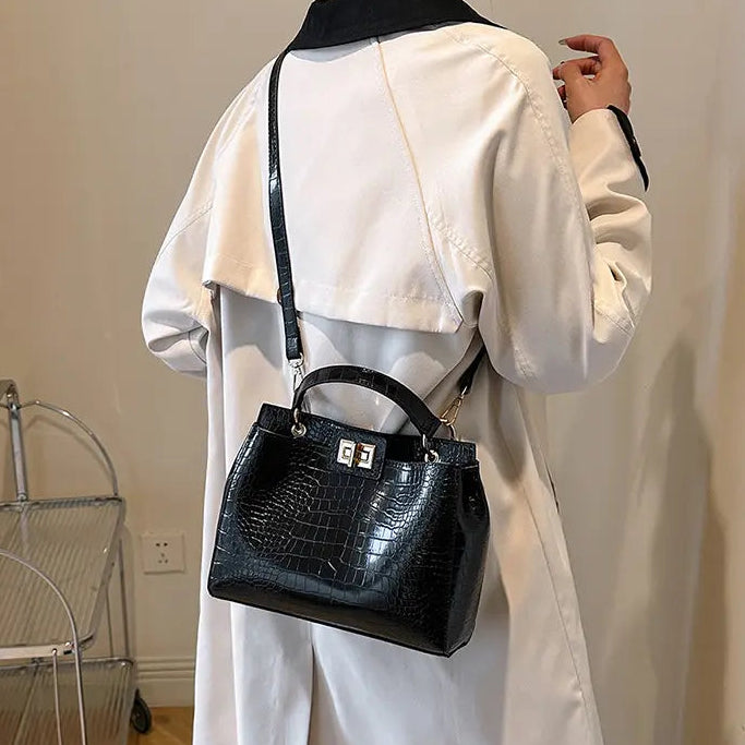 SecretBombe sac croco femme marron mode tendance