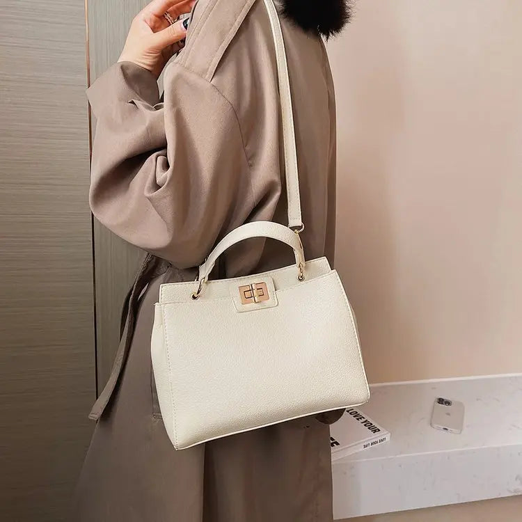 SecretBombe sac à main femme effet cuir marron élégant