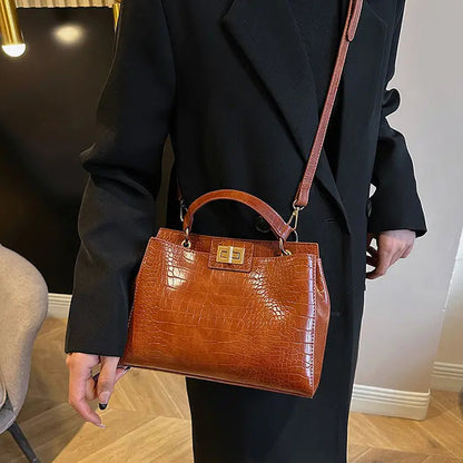 SecretBombe sac femme marron structuré design élégant