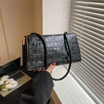 Sac femme cuir vegan effet croco élégant SecretBombe