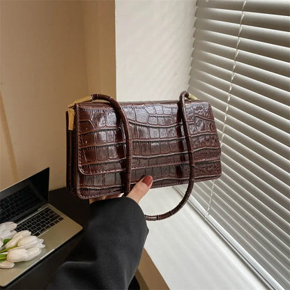 Sac femme tendance structuré croco moderne SecretBombe