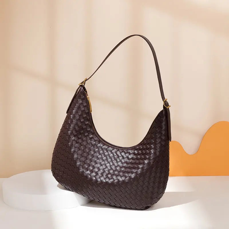 Détail texture tressée sac à main femme SecretBombe
