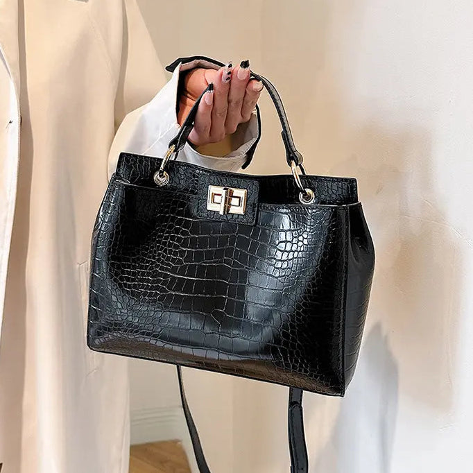 : SecretBombe sac femme effet cuir marron idéal pour un usage quotidien