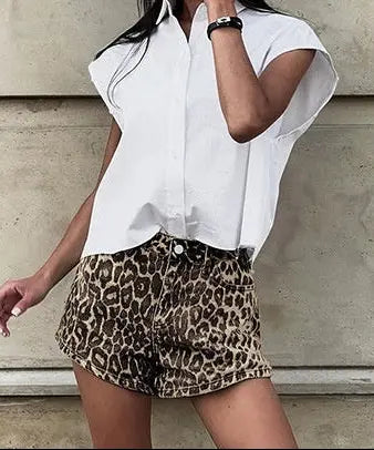 short imprimé léopard casual chic SecretBombe