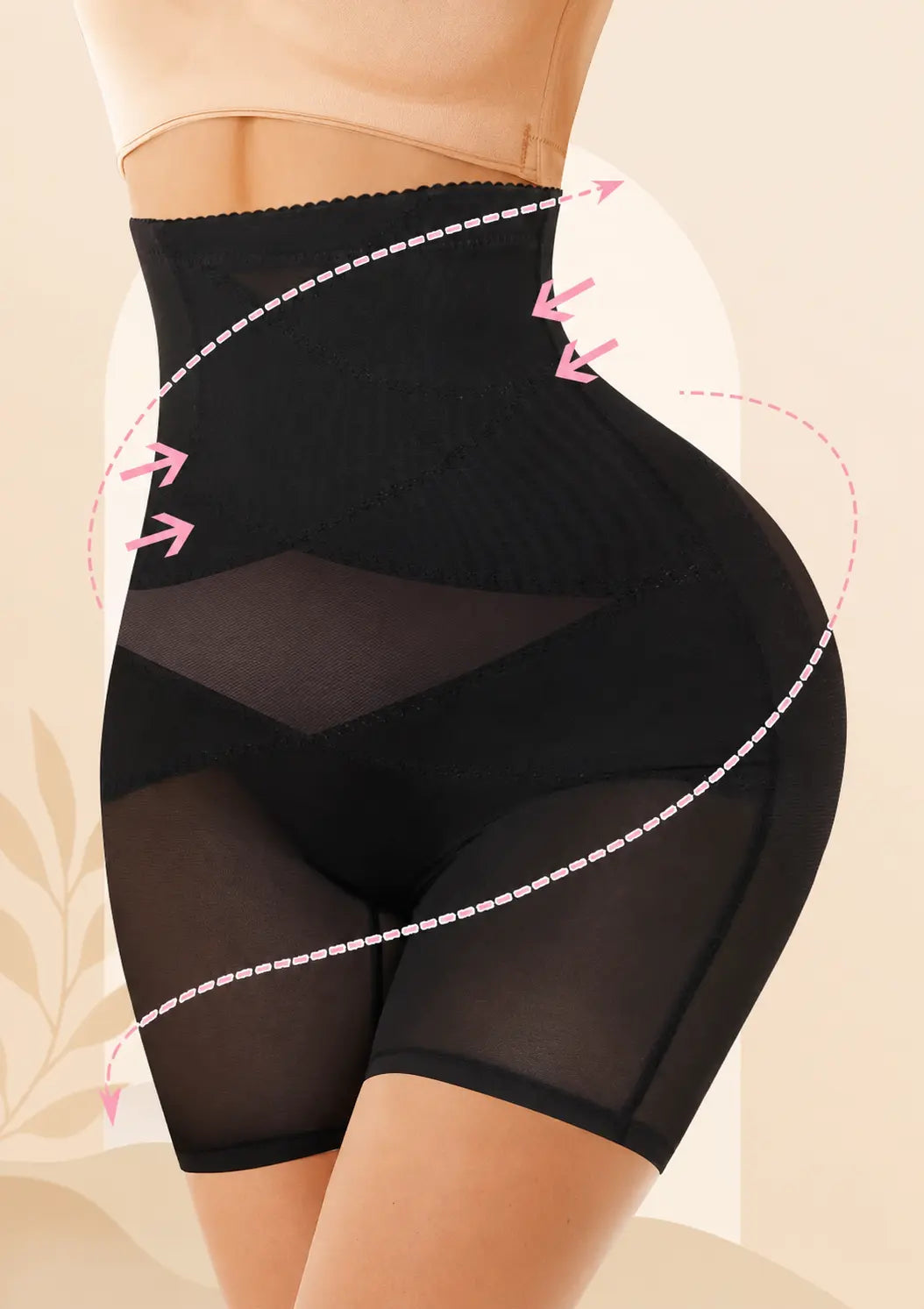 Shorty gainant post-partum pour un maintien optimal - SecretBombe.