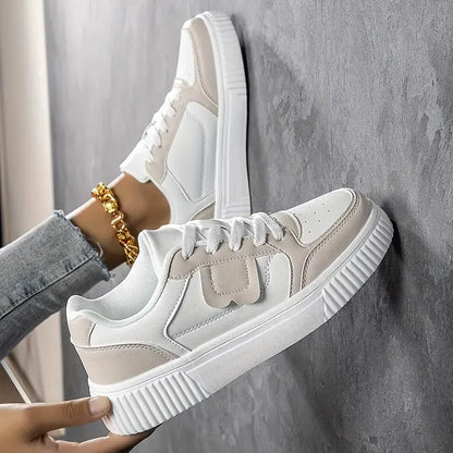 sneakers femme casual tendance cuir vegan semelle légère SecretBombe