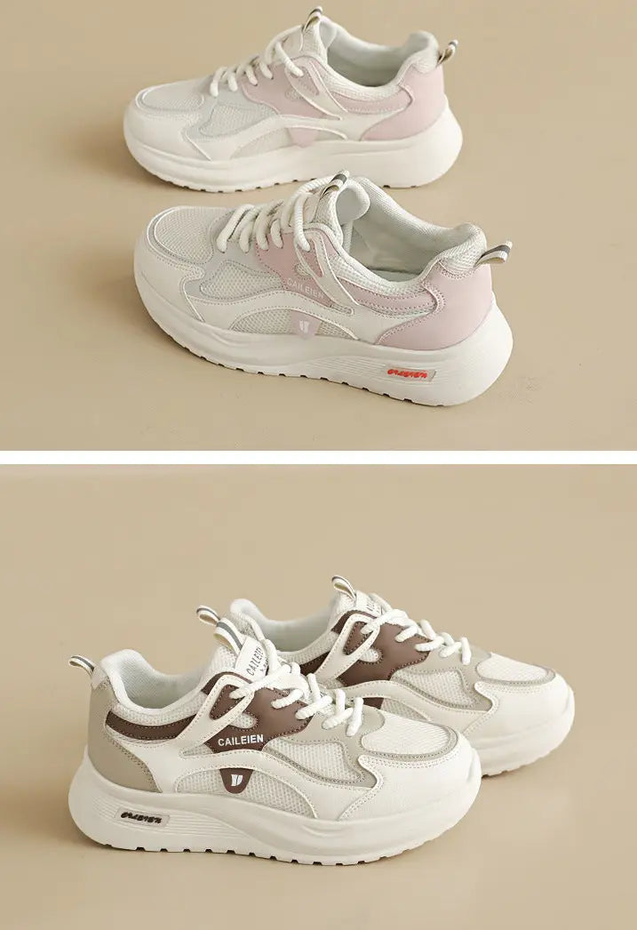 SecretBombe chaussures femme sport chic en mesh respirant