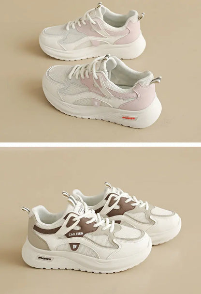 SecretBombe chaussures femme sport chic en mesh respirant