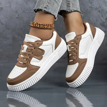 baskets femme sport chic cuir vegan  SecretBombe