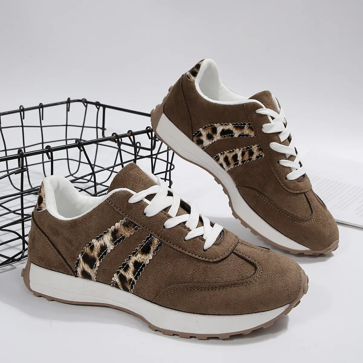 baskets femme color block sport-chic en cuir vegan SecretBombe